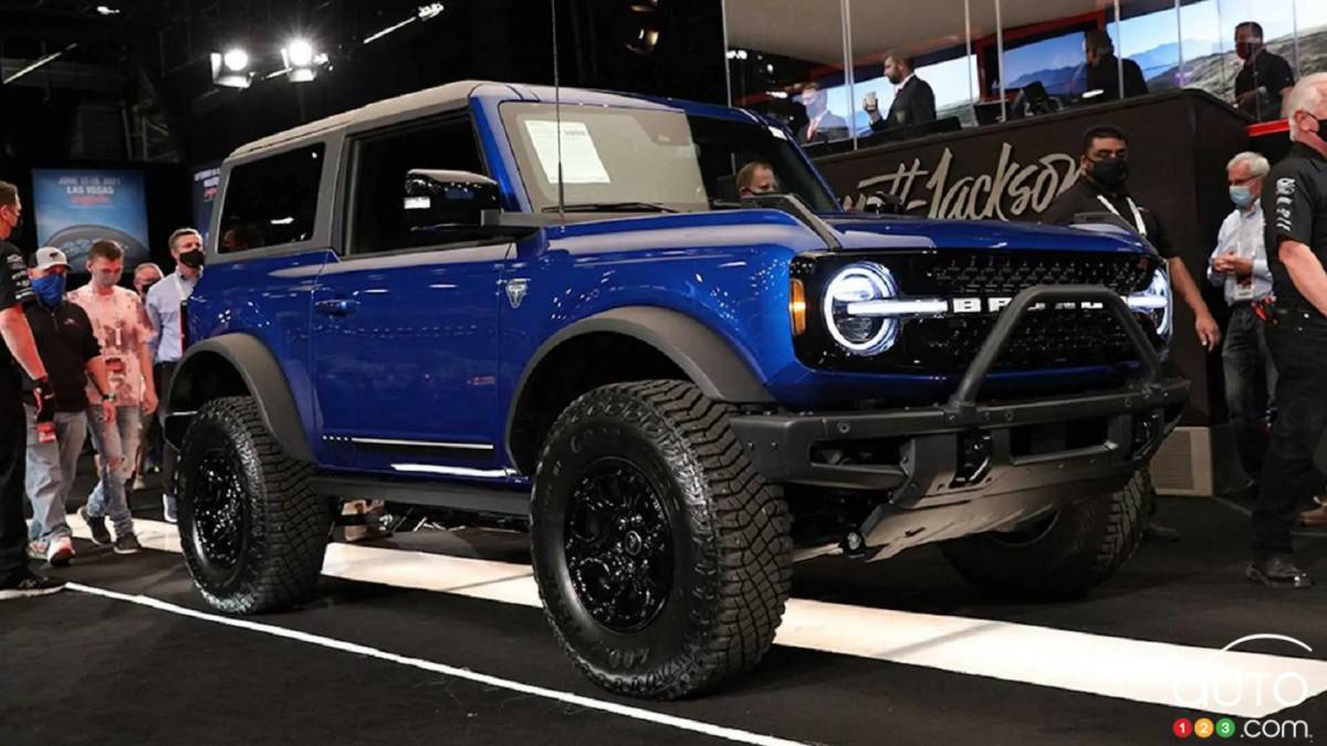 Un million pour le premier Ford Bronco… pour une bonne cause